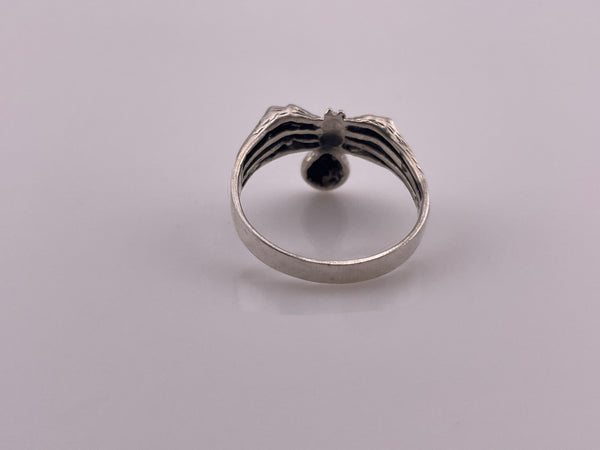 size 12.5 sterling silver spider ring