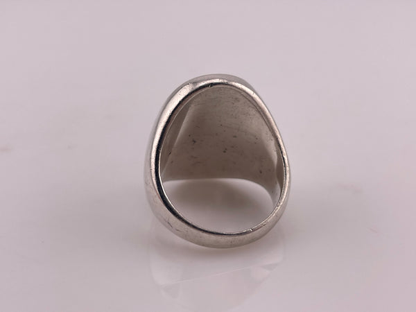 size 8 sterling silver onyx ring
