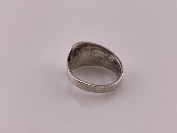size 6.75 sterling silver stoneless ring