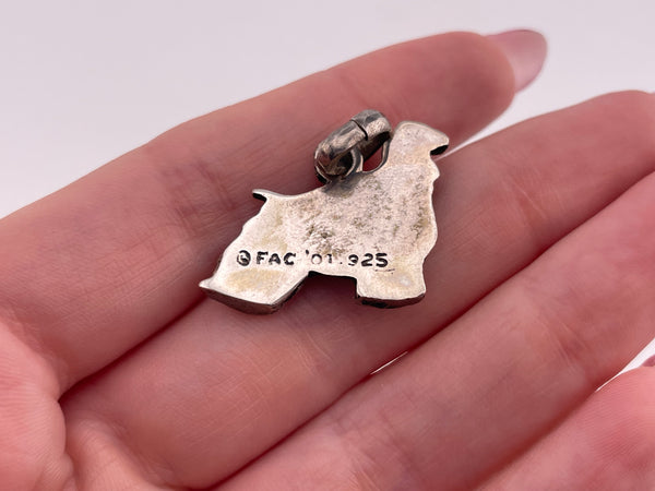 sterling silver English Cocker Spaniel dog pendant