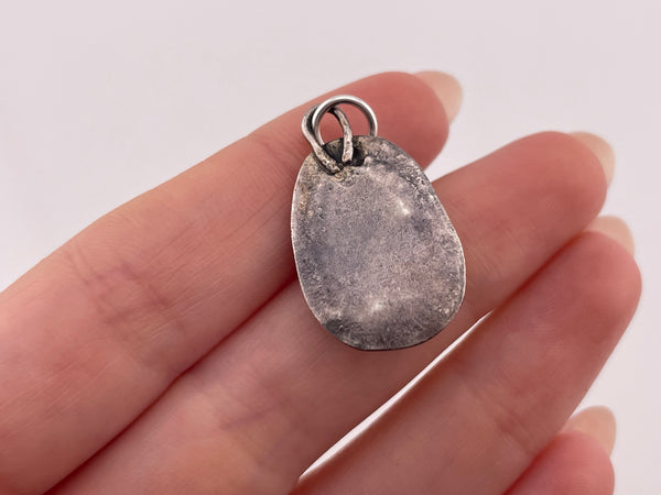 sterling silver turquoise pendant
