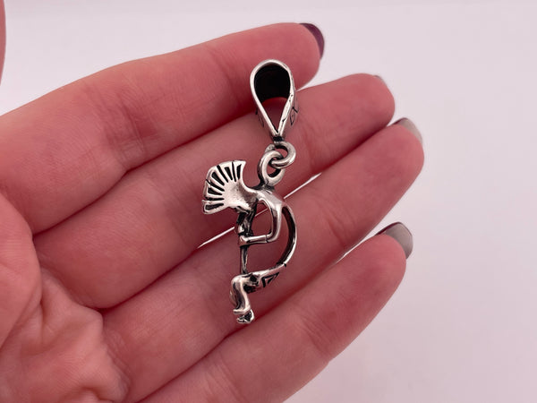 sterling silver Kokopelli pendant