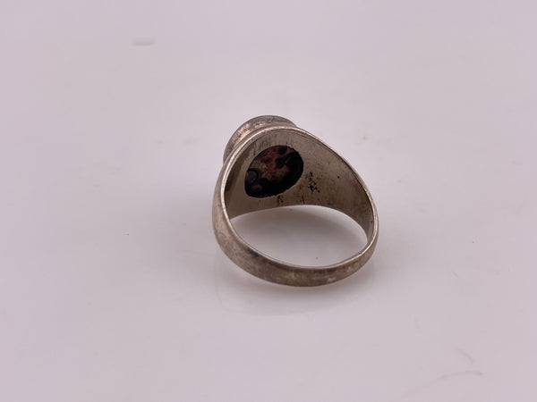 size 8.5 sterling silver jasper ring