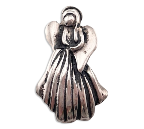 sterling silver angel pendant