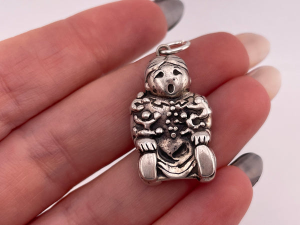 sterling silver story teller pendant