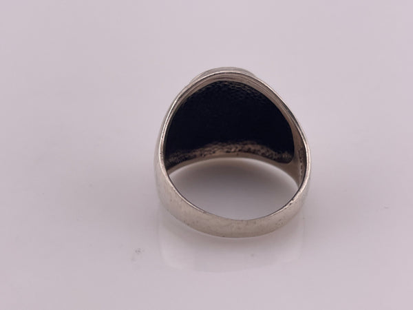 size 10.5 sterling silver thunderbird ring