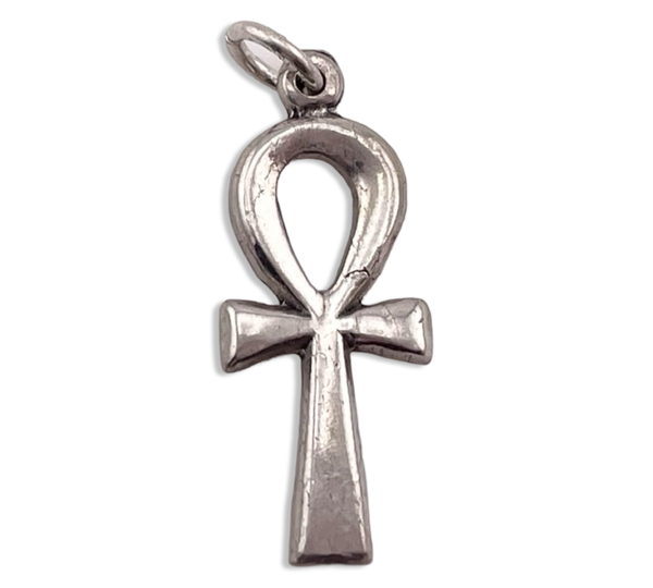 sterling silver ankh cross pendant