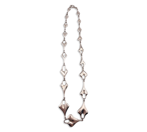 sterling silver RLM Studios heavy chunky stoneless necklace