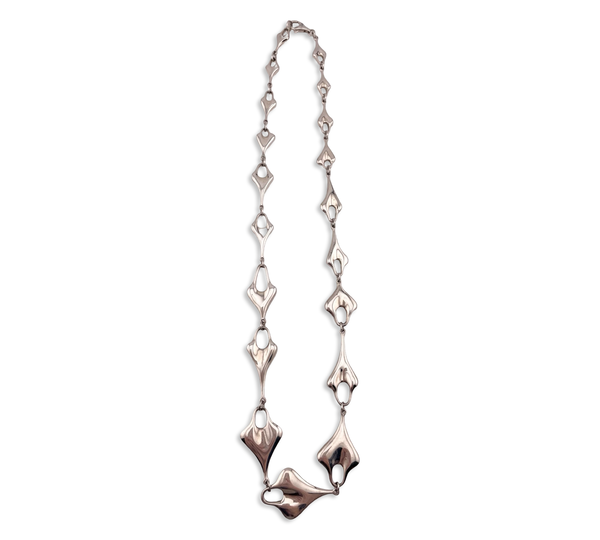 sterling silver RLM Studios heavy chunky stoneless necklace