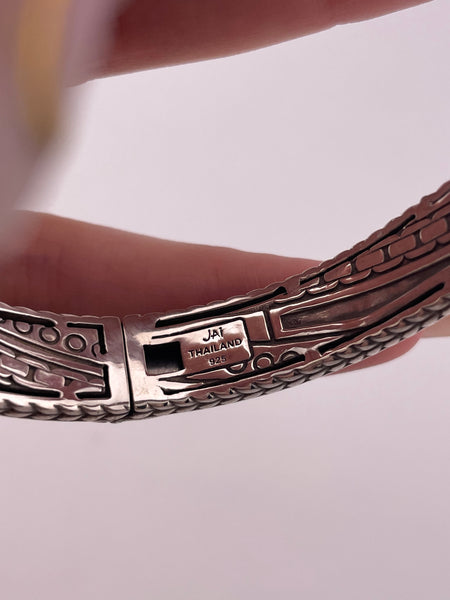 sterling silver Jai by John Hardy stoneless cuff bracelet
