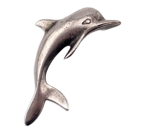 sterling silver dolphin pendant