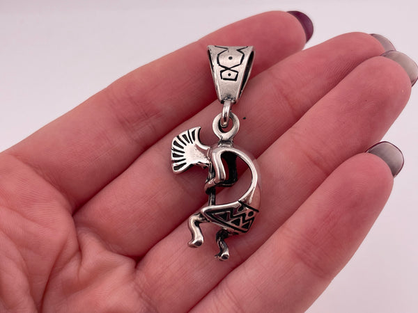 sterling silver Kokopelli pendant