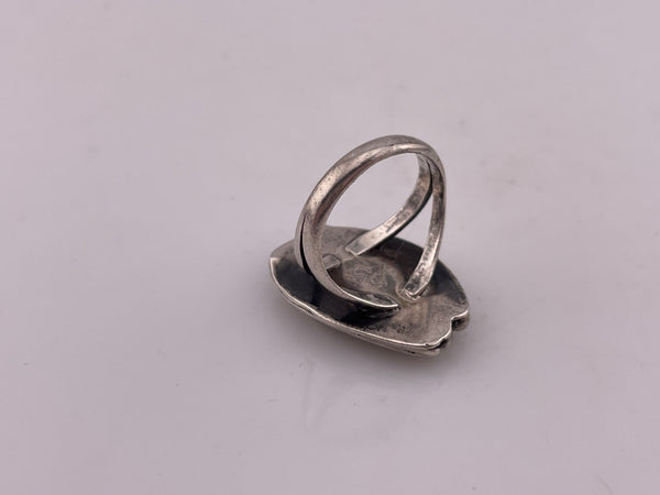 size 5.5 sterling silver mother of pearl ring