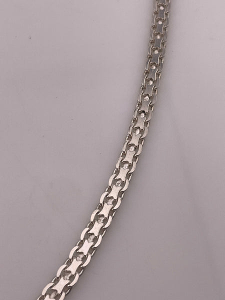sterling silver 30" 4.7mm bismark chain necklace