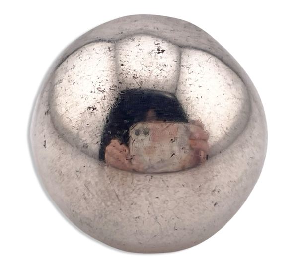 size 8.25 sterling silver stoneless dome ring