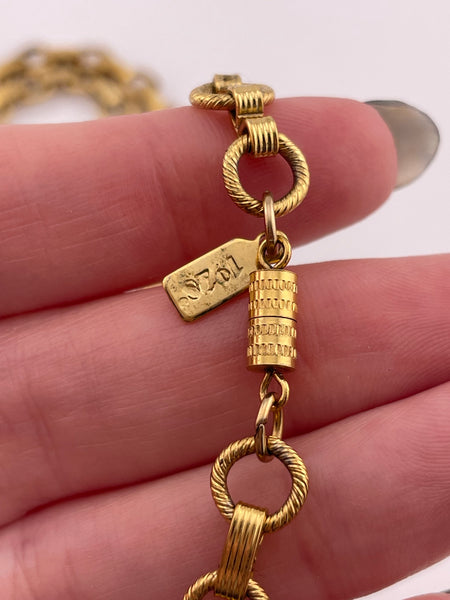 costume 1928 vintage faux pearl locket necklace