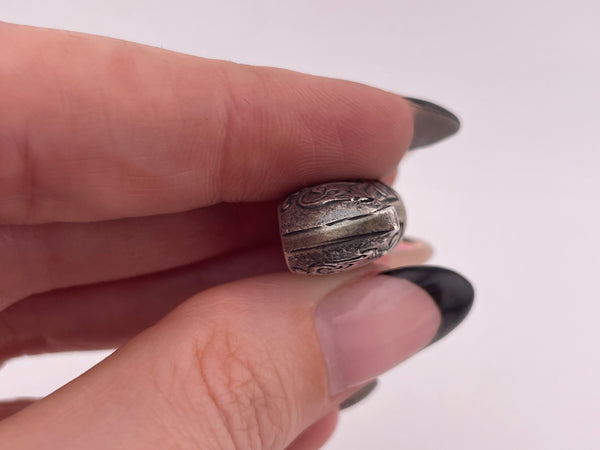 800 silver 3D clog shoe pendant