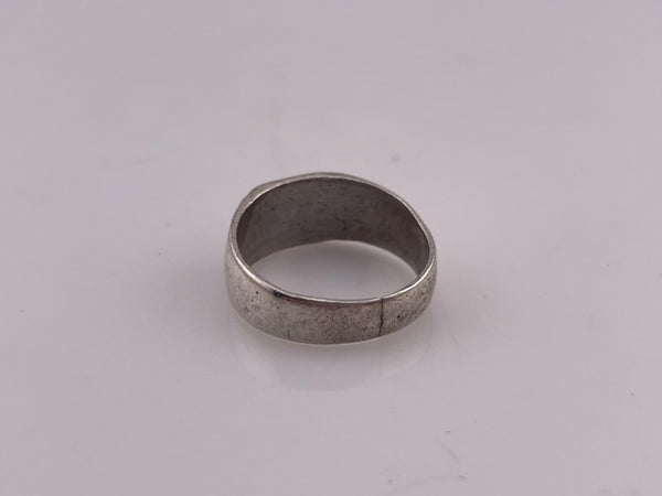 size 8.5 sterling silver band ring