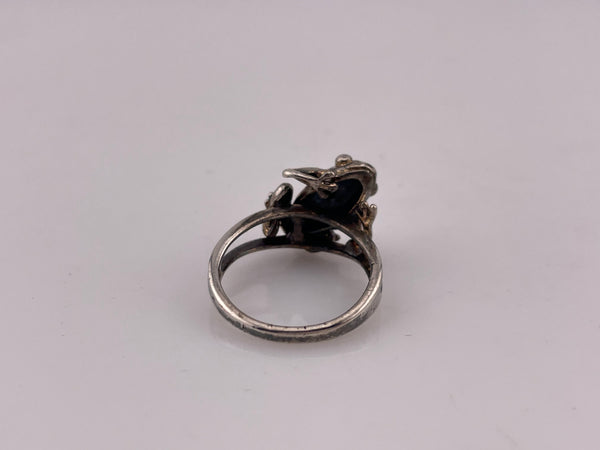 size 7 sterling silver frog ring **AS IS**