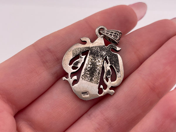 sterling silver Egyptian Revival style pendant