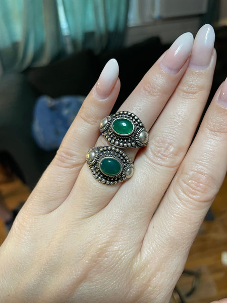 RESERVED PRIVATE LISTING -- sterling silver rings x 2 A33