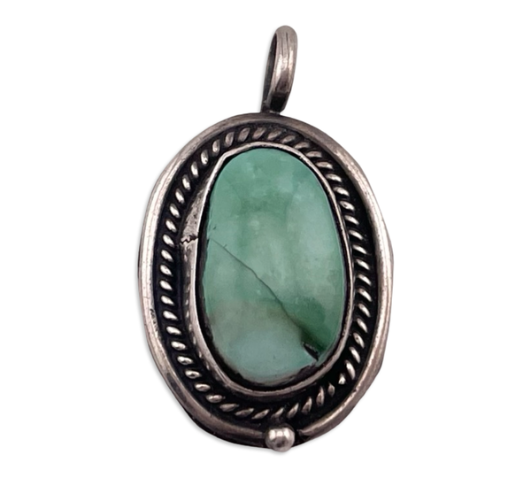 sterling silver turquoise pendant