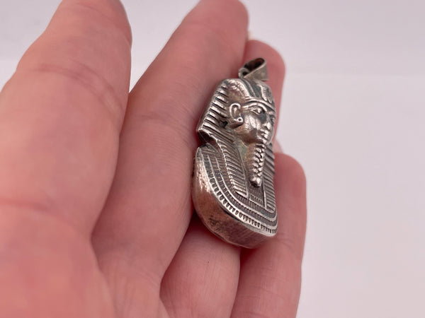 sterling silver King Tut Pharaoh pendant