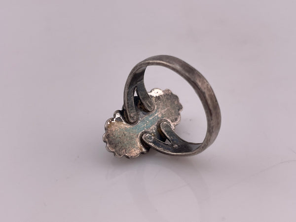 size 6.75 sterling silver Bell Trading Post malachite ring