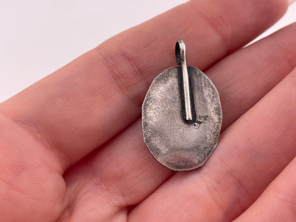 sterling silver turquoise pendant