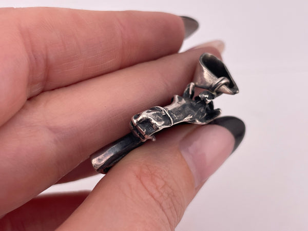 sterling silver horse head pendant