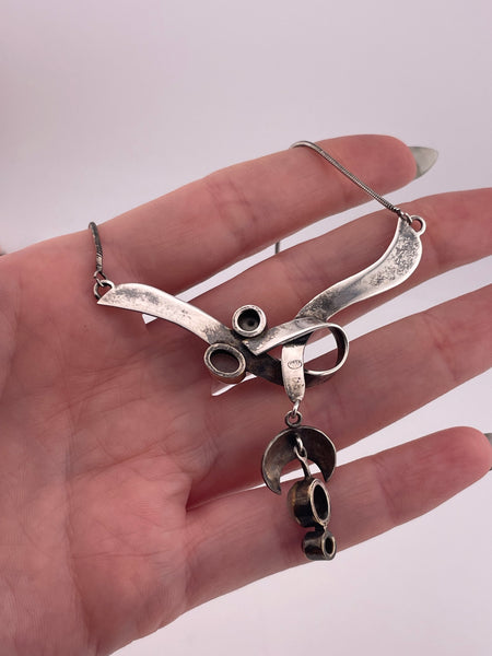 sterling silver 16" to 17-3/4" gold wash artisan moonstone pearl necklace