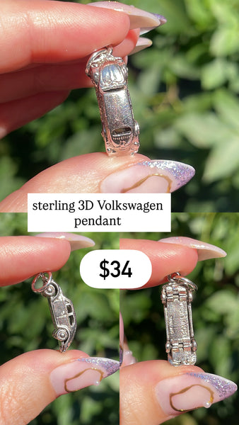 RESERVED PRIVATE LISTING -- sterling silver pendants x 2 A12