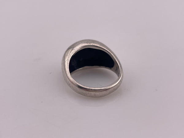 size 6.5 sterling silver James Avery very worn stoneless dome ring