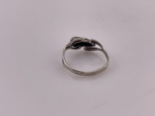 size 5.5 sterling silver frog ring
