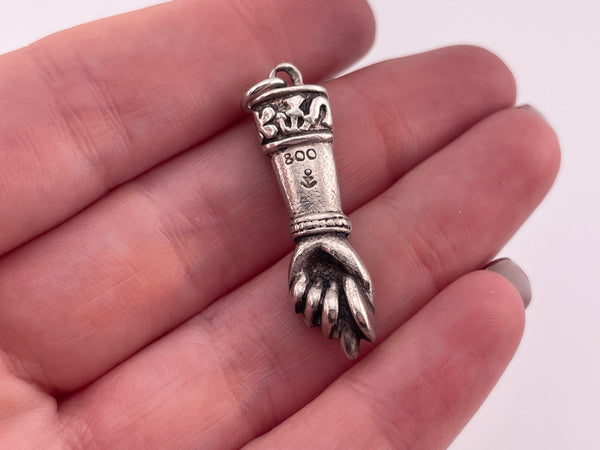 800 silver Brazil souvenir figa fist pendant