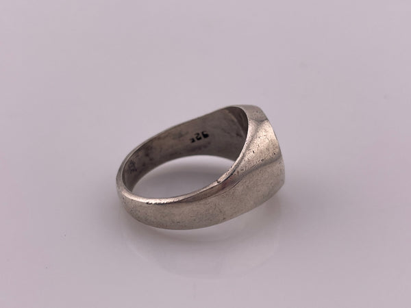 size 10.5 sterling silver Mexican yin-yang resin ring