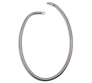 sterling silver 14-7/8" 5.4mm flattened snake chain necklace