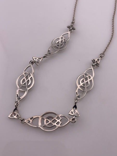 sterling silver Celtic knot necklace