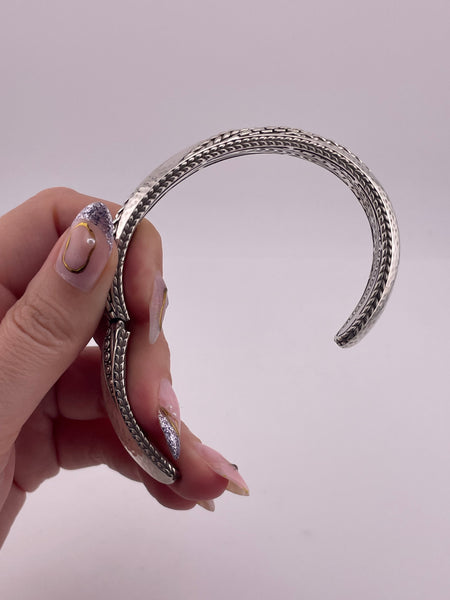 sterling silver Jai by John Hardy stoneless cuff bracelet