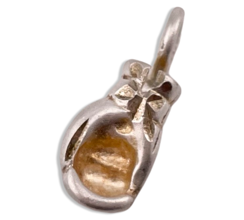 sterling silver 3D boxing glove pendant