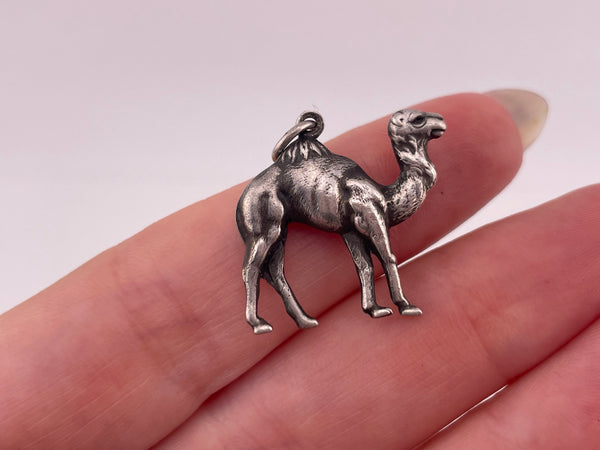 sterling silver camel pendant