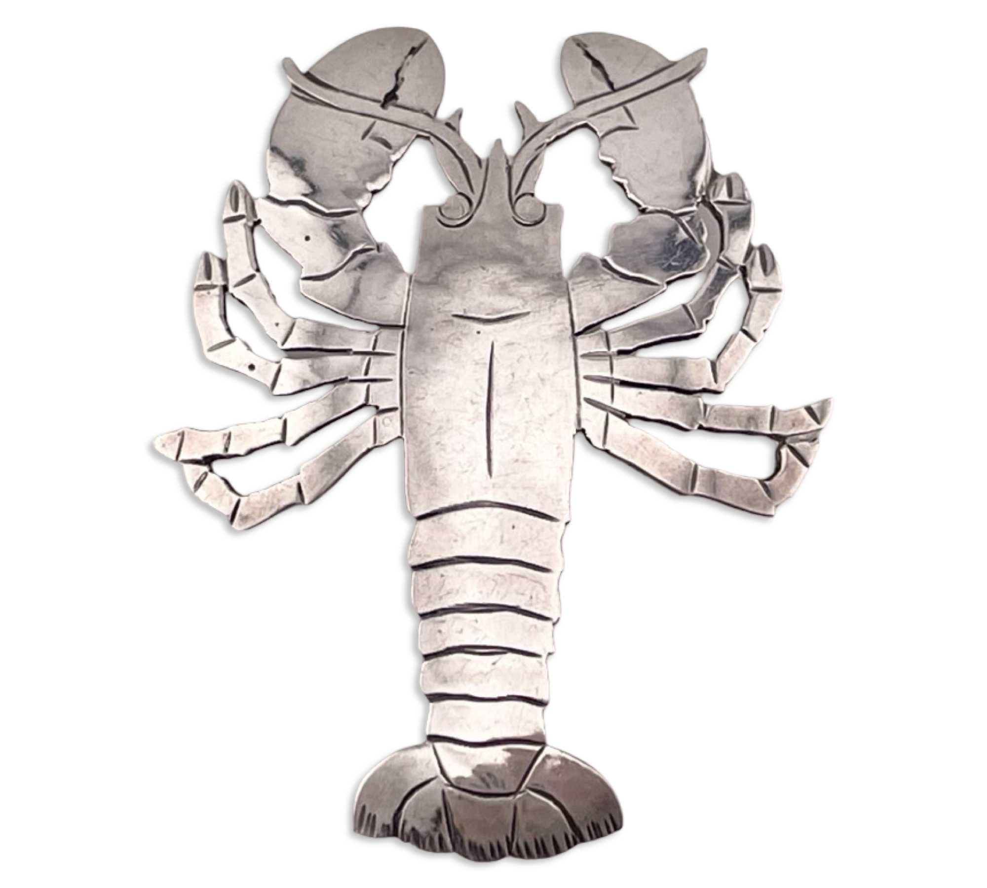 sterling silver Stavre Gregor Panis lobster brooch