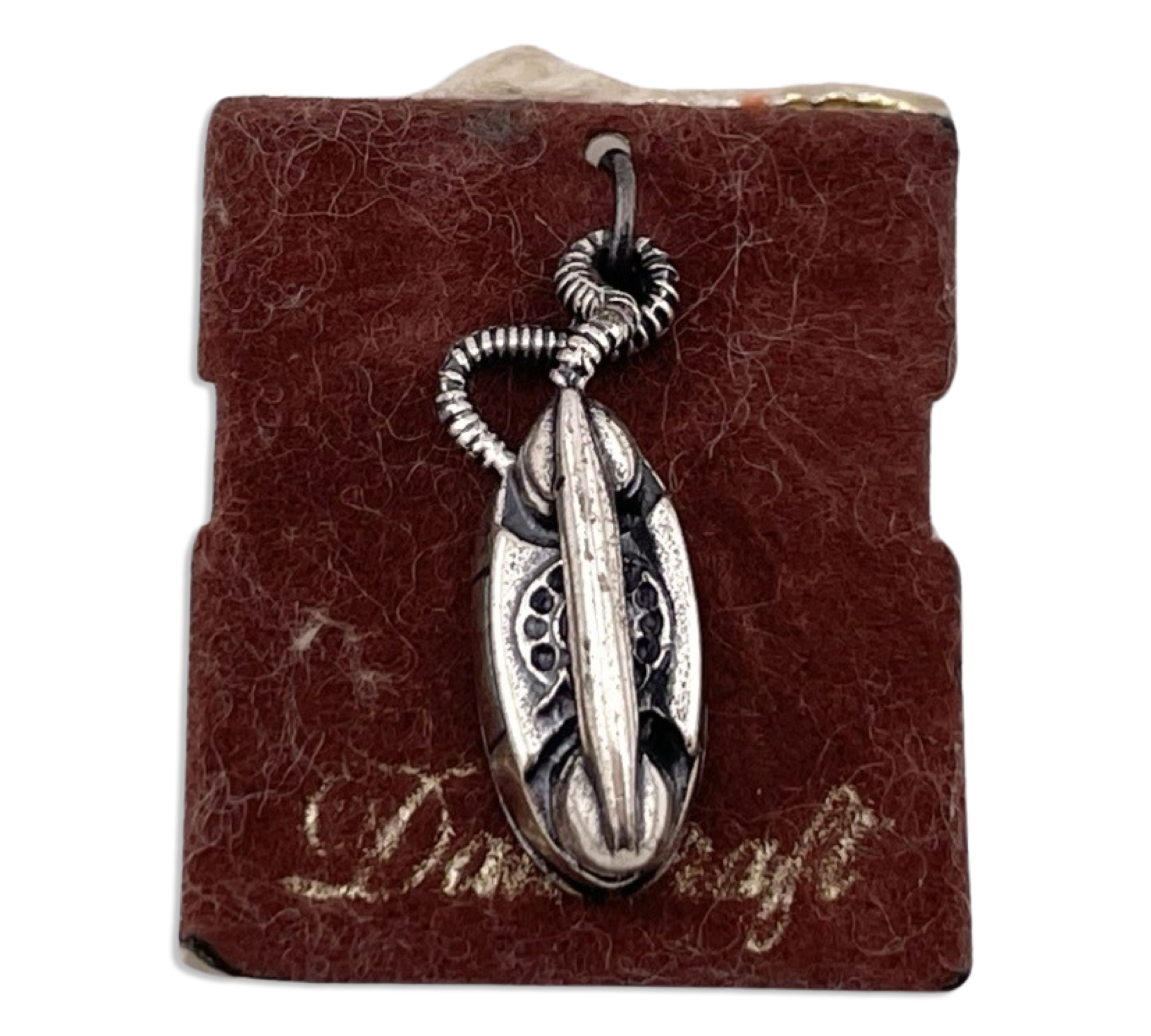 sterling silver NOS Danecraft telephone charm pendant