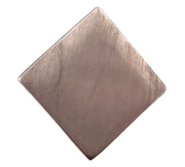 sterling silver stoneless diamond brushed finish pendant
