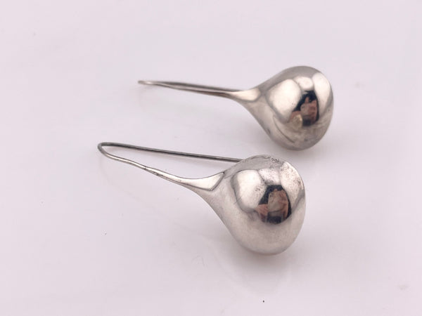sterling silver stoneless jug threader dangle earrings