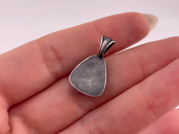 sterling silver turquoise pendant