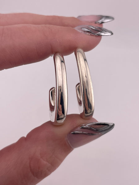 sterling silver j-hook post earrings ***Not Sterling Posts***