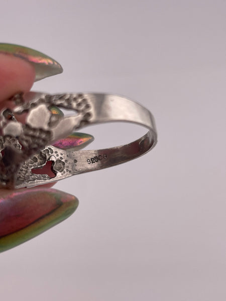 size 12.75 sterling silver Sagittarius the Archer zodiac ring