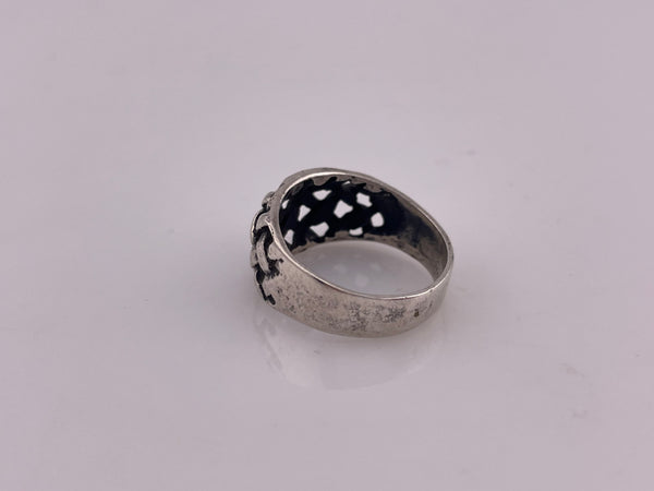 size 6.25 sterling silver woven design ring