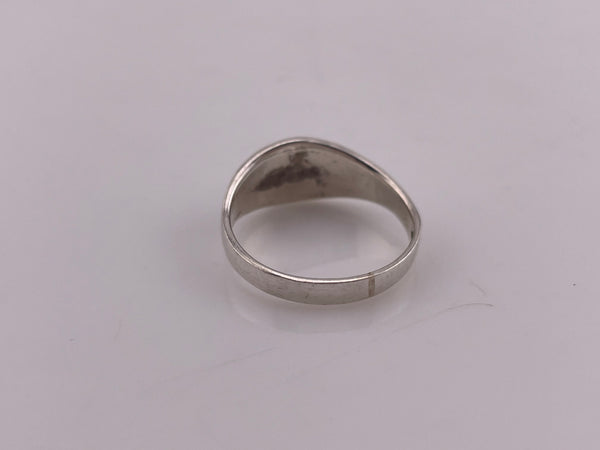 size 8.75 sterling silver pentacle pentagram star ring